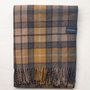 Plaids - Couverture en laine recyclée en tartan naturel Buchanan - THE TARTAN BLANKET CO.