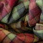 Throw blankets - Recycled Wool Blanket in Buchanan Autumn Tartan - THE TARTAN BLANKET CO.