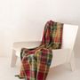 Throw blankets - Recycled Wool Blanket in Buchanan Autumn Tartan - THE TARTAN BLANKET CO.