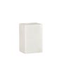 Installation accessories - White marble Toothbrush holder 7x7x10.5 cm BA71163 - ANDREA HOUSE