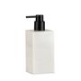 Installation accessories - White marble Soap dispenser 7x7x18 cm BA71164 - ANDREA HOUSE