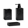 Installation accessories - Black marble Soap dispenser 7x7x18 cm BA71174 - ANDREA HOUSE