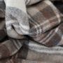 Plaids - Couverture en laine recyclée en tartan naturel Stewart - THE TARTAN BLANKET CO.