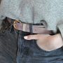 Leather goods - Glitter leather belt - LA CARTABLIÈRE