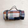 Plaids - Couvertures de pique-niques à chevrons en laine recyclée - THE TARTAN BLANKET CO.