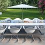 Barbecues - Table de barbecue design « à la carte » In & Outdoor avec granit, 8 inserts (8 personnes) - A LA CARTE DESIGN