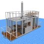 Outdoor space equipments - Summer/sauna boat or mini houseboat - A LA CARTE DESIGN