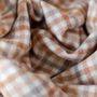 Throw blankets - Lambswool Gingham Baby Blankets - THE TARTAN BLANKET CO.