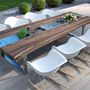 Jacuzzis - Design barbecue table "a la carte" In & Outdoor with wooden top 8 inserts / 30 variants - A LA CARTE DESIGN