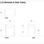 Other tables - Hey Hello ı Side Table or Bedside Table - SOFTICATED