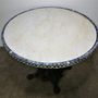 Other tables - Round table, iron leg, marble top - JD PRODUCTION - JD CO MARINE