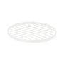 Ustensiles de cuisine - Dessous de plat en métal blanc Ø20x1,5 cm MS71117 - ANDREA HOUSE