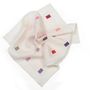 Kitchen linens - block pink tea towel - HELLEN VAN BERKEL HEARTMADE PRINTS