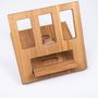 Other smart objects - Wooden tray insert "Tablet holder" for "a la carte" design barbecue table - A LA CARTE DESIGN