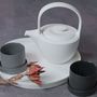 Accessoires thé et café - Tasse à thé Ripple avec couvercle - 3,CO