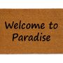 Rugs - Doormat Welcome to paradise 40x60 cm AX71033 - ANDREA HOUSE