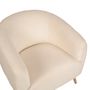 Armchairs - Bruce armchair bouclé beige 77x75x76 cm MU71005  - ANDREA HOUSE