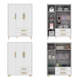 Objets de décoration - Armoire classique 2987 - MULTIMÓVEIS
