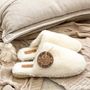 Homewear textile - Les chaussons douillets  en pure laine  - &ATELIER COSTÀ