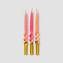Design objects - Dip Dye Neon Candles Xmas - PINK STORIES
