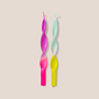 Decorative objects - Dip Dye Neon Candles - PINK STORIES