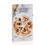Kitchen utensils - Pizza cutter and server, stainless steel and acacia 18x32x4 cm CC68031 - ANDREA HOUSE