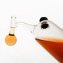 Design objects - X 3cl, bottle with a measuribg sphere for 3cl of alcohol. - LAURENCE BRABANT EDITIONS
