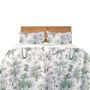 Floral decoration - TOILE DE JOUY GREEN BED LINEN SET - PETIT ALO