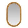 Mirrors - Wall mirror in rattan and MDF Mali 53x2,5x88 cm AX71041  - ANDREA HOUSE