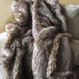 Cushions - Faux fur cushion cover - KANCHI BY SHOBHNA & KUNAL MEHTA
