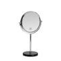 Bathroom mirrors - Black marble and chrome stand mirror X5 / Ø20x34 cm  BA71008 - ANDREA HOUSE