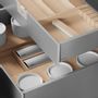 Kitchens furniture - SieMatic SLC kitchen unit in matt black smart lacquer - SIEMATIC FRANCE