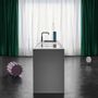Kitchens furniture - SieMatic SLC kitchen unit in matt black smart lacquer - SIEMATIC FRANCE