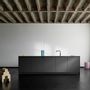 Kitchens furniture - SieMatic SLC kitchen unit in matt black smart lacquer - SIEMATIC FRANCE