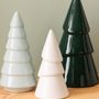 Décorations pour tables de Noël - Sapins en céramiques  - AMADEUS