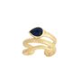 Jewelry - Ring SERPENTINE Blue Sapphire  - COLLECTION CONSTANCE