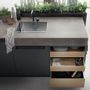 Kitchens furniture - SieMatic Urban worktop in oak wood - SIEMATIC FRANCE