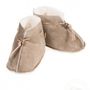 Childcare  accessories - Baby booties in suede - SHEEP BY THE SEA