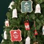 Christmas garlands and baubles - Hanging Advent Calendar and Christmas Decoration - AMADEUS