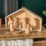Nativity scenes and santons - Wooden Nativity Scene Christmas - AMADEUS
