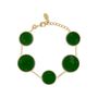 Jewelry - HERA green enamel Bracelet - COLLECTION CONSTANCE