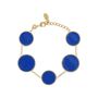 Jewelry - HERA blue enamel Bracelet - COLLECTION CONSTANCE
