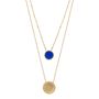 Jewelry - Blue Enamel Hera Necklace - COLLECTION CONSTANCE