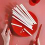 Delicatessen - Edible, compostable and biodegradable straws screen-printed “Merry Christmas” - SWITCH EAT