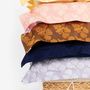 Bed linens - Oxford Silk Pillowcase | Cloud Grey  - THE ANNAM HOUSE