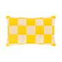 Fabric cushions - Caro Organza Cushion | Yellow - THE ANNAM HOUSE