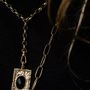 Jewelry - ZORA MEDALLION NECKLACE  - AGNES PARIS JEWELRY DESIGNER