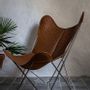 Office design and planning - AA BUTTERFLY INDOOR LEATHER ARMCHAIR - AA NEW DESIGN