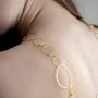 Jewelry - VERY THIN LARGE GOLD-PLATED - LINA