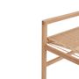 Benches - Bench, Oak/Paper Cord, FSC®, Nature/Off-White - HÜBSCH
